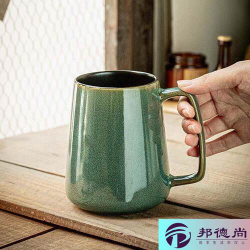 〖700ml大杯子 1天3杯管够〗覆古陶瓷大水杯大肚马克杯微瑕