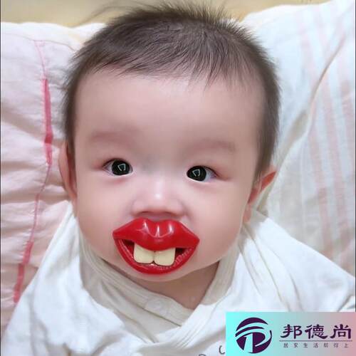 婴儿硅胶滑稽安抚奶嘴0-6个月抗绞痛新生儿大亨牛仔滑稽舒适神器