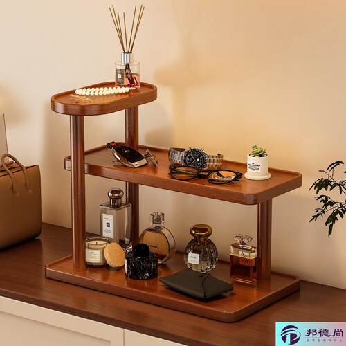 家用整理茶室好物杯子茶杯展示架桌面家居收纳架多层架储物置物架