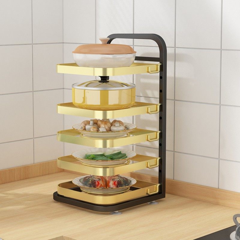 厨房多功能配菜盘多层收纳架用品家用大全火锅备菜神器菜盘置物架