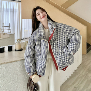 现货 271-9267P335k498 格子90白鸭绒羽绒服图片