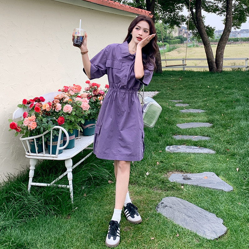 现货新款工装连衣裙2C369-6179P125K178，女装连衣裙，浙宝271