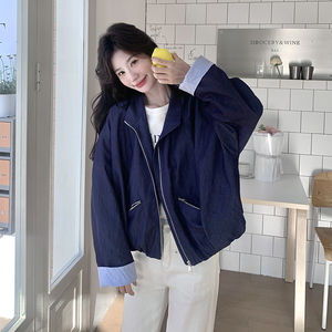 韩系穿搭小个子短款工装外套女2025春季新款超火休闲百搭爆款夹克图片