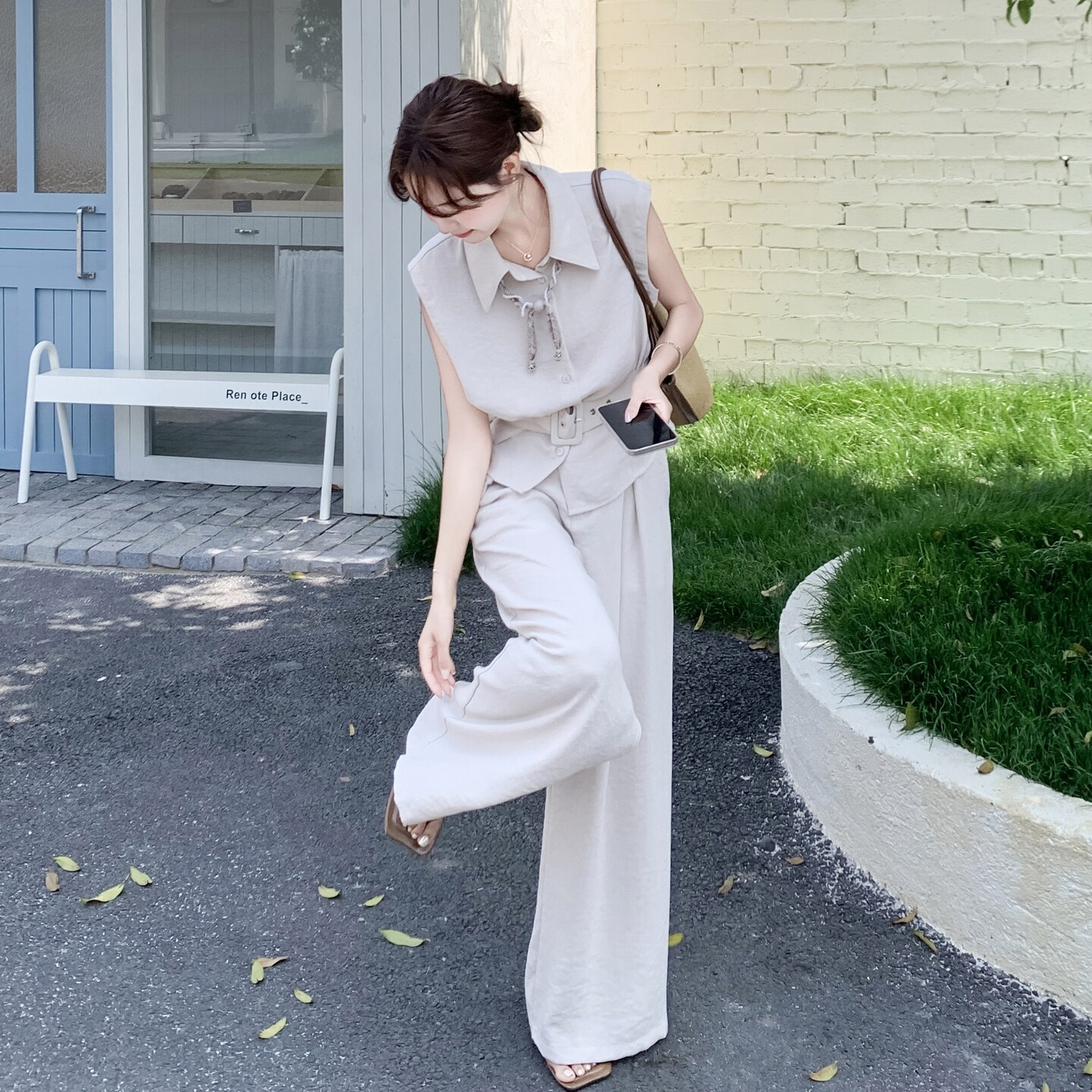 现货2C369-6322P185K288两件套套装带丝巾,女装套装/套裙,浙宝271