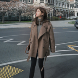 现货271-1525-P165中长款毛呢外套控238，女装毛呢外套，浙宝271