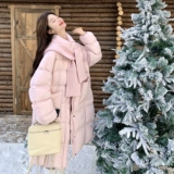 现货271-9277P435K668粉色90绒羽绒服外套，女装羽绒服，浙宝271