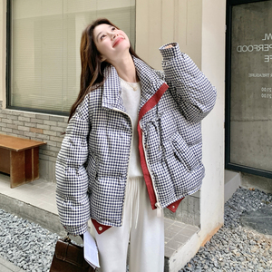 现货 271-9267P335k498 格子90白鸭绒羽绒服，女装羽绒服，浙宝271