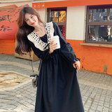 现货主推款蕾丝花边领子连衣裙271-8110P135K188，女装连衣裙，浙宝271