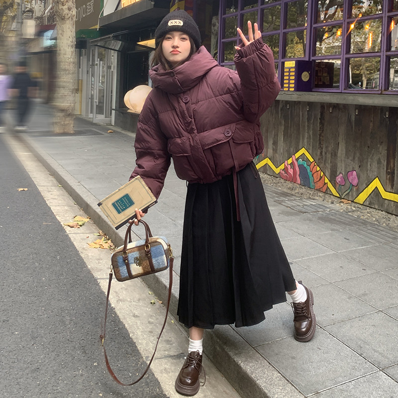 现货有货新款圆盘扣款90白鸭绒羽绒服271-9081-P295K448,女装羽绒服,浙宝271
