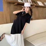 现货复古新中式立领风撞色连衣裙2C369-6103-P125K178，女装连衣裙，浙宝271