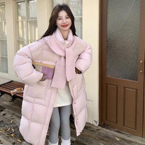 现货 271-9277P435K668 粉色90绒羽绒服外套图片
