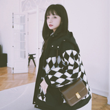 现货主推款271-8788-P175棋牌格衣外套控258，女装棉衣/棉服，浙宝271