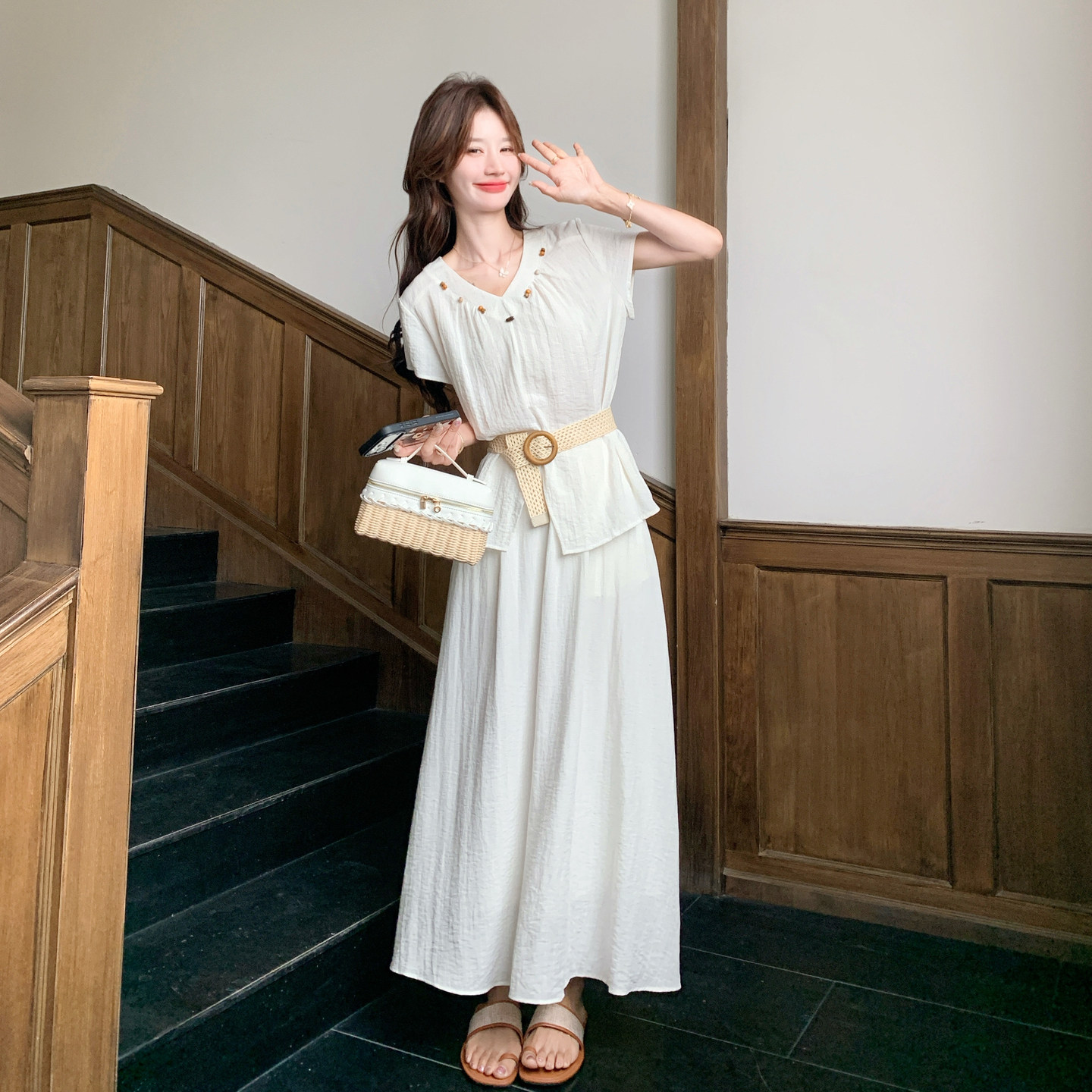 现货2C369-6355P175K238新款两件套套装,女装连衣裙,浙宝271