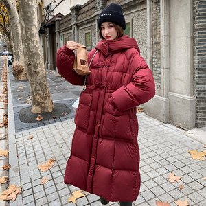 更新买家秀 现货  圣诞红喜感90白鸭绒羽绒服 271-9087-P395K558图片