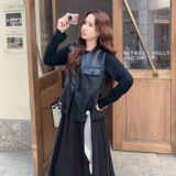 现货271-8220P165K238新款连衣裙+马甲两件套，女装套装/套裙，浙宝271