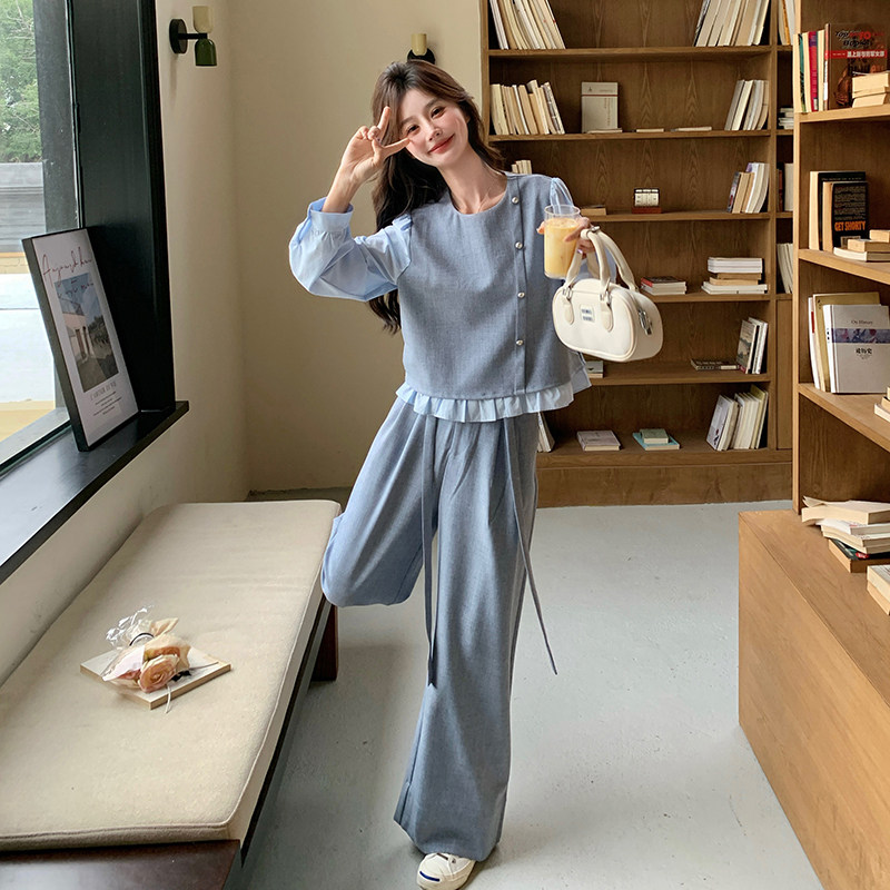 现货新款套装两件套上衣假两件271-8165P175K248,女装套装/套裙,浙宝271
