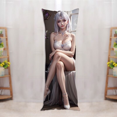 小医仙等身抱枕斗破苍穹周边动漫卡通抱枕双人长条枕头套宅男夹脚