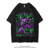 EVA联名t恤短袖 半袖 男2025新款 日系动漫初号机宽松周边学生二次元