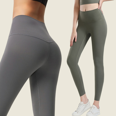瑜伽裤女裸感运动速干透气
