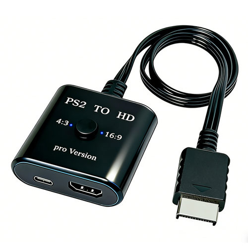 PS2转hdmi转换器游戏机Switch