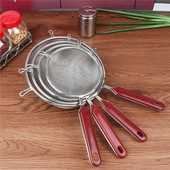 加密网漏勺不锈钢过虑网双耳漏勺加密网勺油漏滤豆浆滤网过滤勺