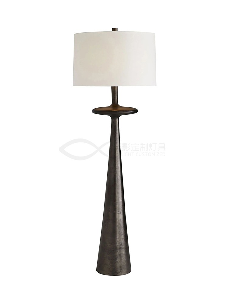定制椎管古铜做旧落地灯立灯别墅展厅酒店灯具Putney Floor Lamp