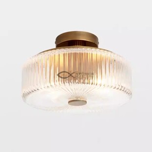 法式极简氛围感玻璃罩吸顶灯客厅卧室定制Soho Home Renato Flush