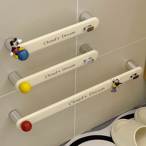 撞色浴室拖鞋架挂架免打孔卫生间厕所挂拖鞋神器壁挂式收纳置物架