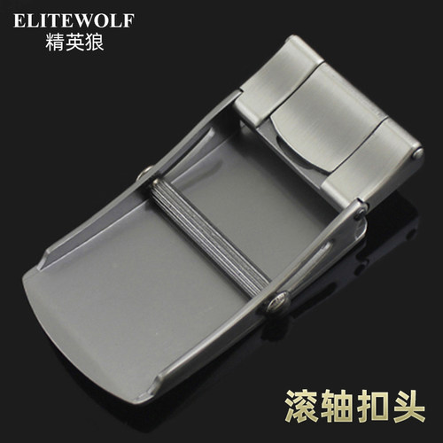 皮带头无孔无牙平滑扣帆布滚杠