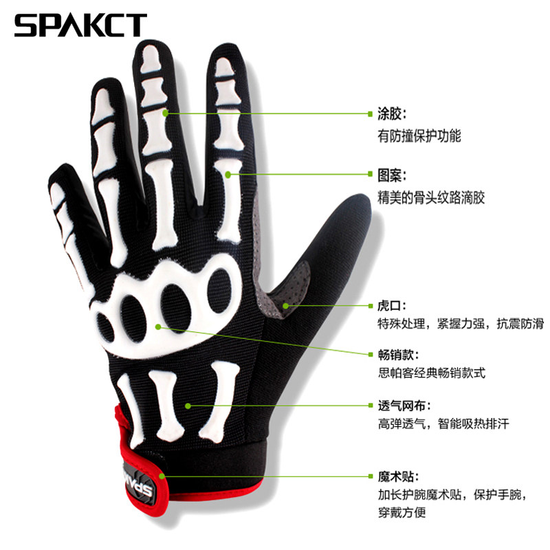 Gants pour vélo mixte SPAKCT - Ref 2246892 Image 4