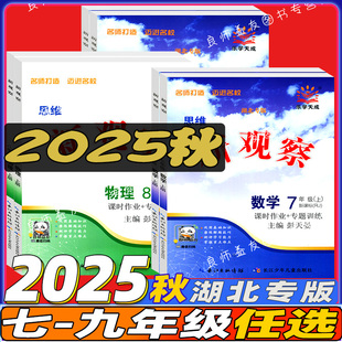 测试卷核心考点专题复习 含随堂练习试卷答案单元 2025秋季 新思维新观察数学英语物理化学七7八8九9年级上下册中考人教版