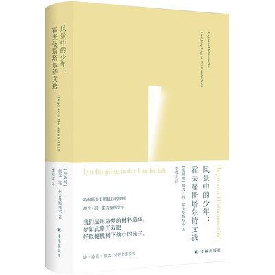 俄耳甫斯诗译丛~风景中的少年：霍夫曼斯塔尔诗文选 [奥地利] 胡戈·冯·霍夫曼斯塔尔 著，李双志 译 译林出版社