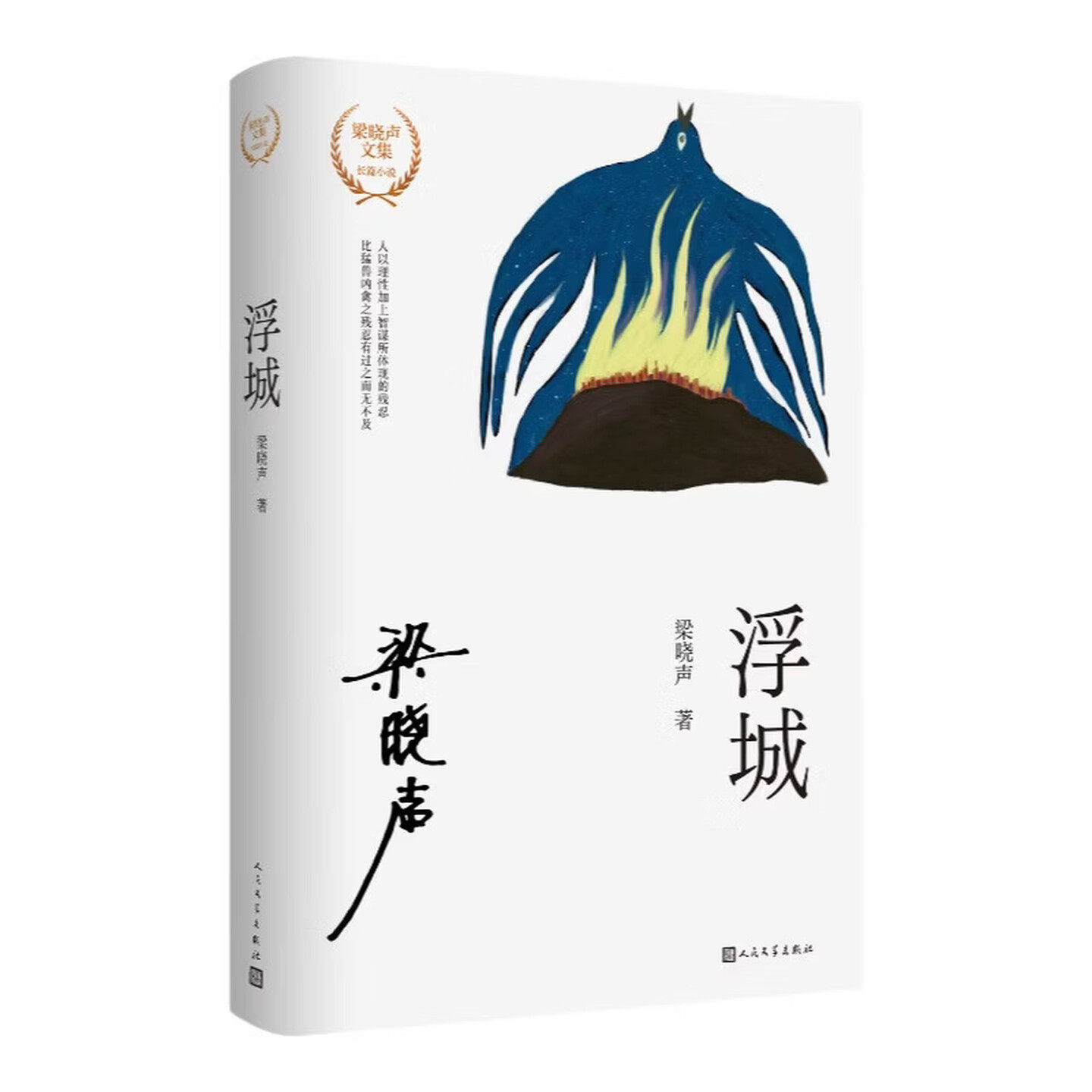 浮城 梁晓声文集 长篇小说 灾难文学 茅盾文学奖 知青文学 人民文学出版社 - 实物图