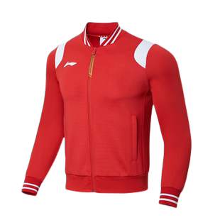 李宁儿童乒乓球服长袖外套国家队马龙同款男童女童运动服春秋款