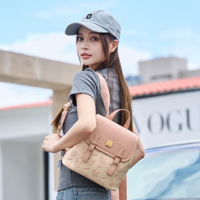 【甜美可爱】草莓熊双肩包送女生