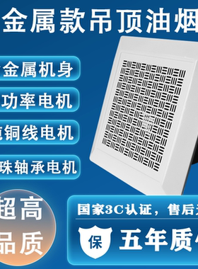 强力静音全金属款吸顶吊顶换气扇
