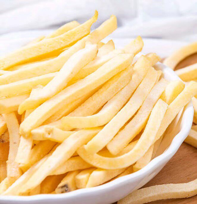 24斤/整箱比利时土豆条薯条2kg*6包1/4蔬菜原味番薯冷冻食品批