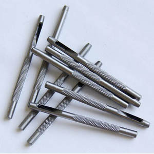 男女士针扣皮带打孔针 腰带裤带孔冲子 打洞针 平滑扣皮带打孔器