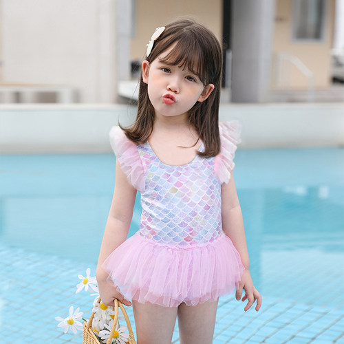 儿童泳衣女孩泡温泉泳装
