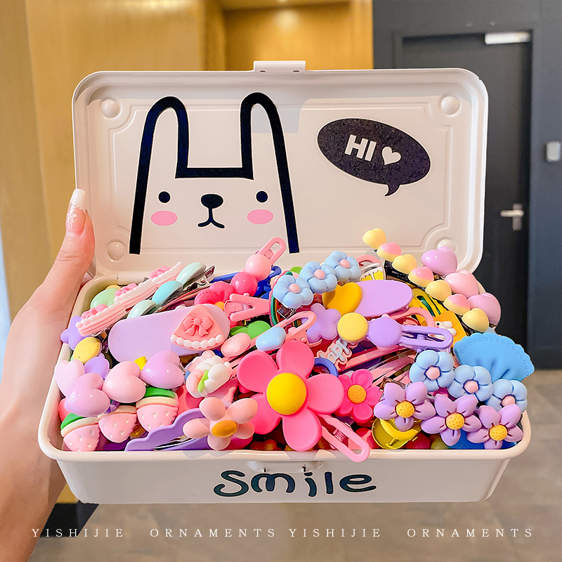 彩色儿童发夹女2024新款