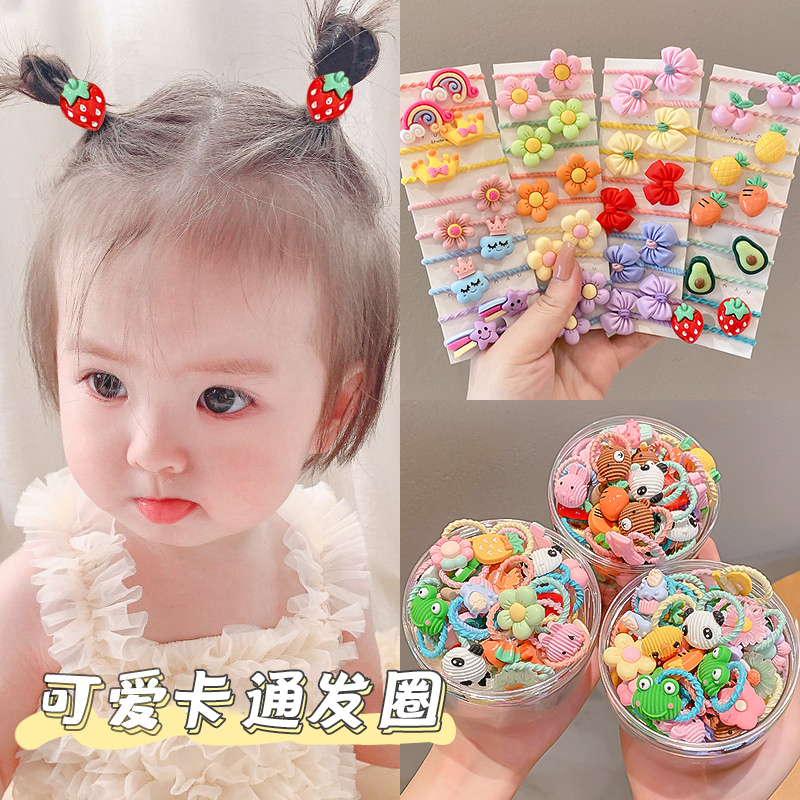 儿童皮筋不伤弹性发绳2023年新款