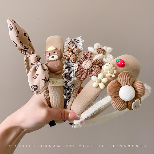 儿童发箍小女孩花朵蝴蝶结头饰