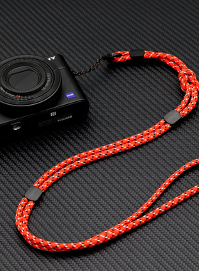 相机背带可拆两用挂脖细绳数码G7X2微单ZV1编织适用于Z30尼康佳能R50富士XT5索尼微单快挂脖绳登山绳