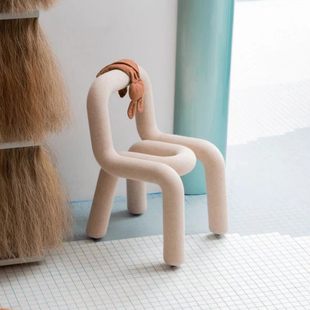 美居汇 正品Moustache回形针椅子Bold Stool异形弯管椅餐椅坐凳子