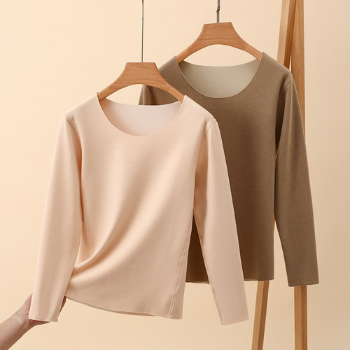 秋冬新款保暖内衣打底衫女