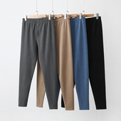 男款 保暖打底裤 裤 修身 子加绒加厚秋裤 双面德绒保暖无痕保暖秋裤