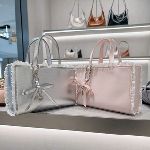 情人节礼物CHARLES&KEITH小CK2-30782880蕾丝包托特包单肩手提包