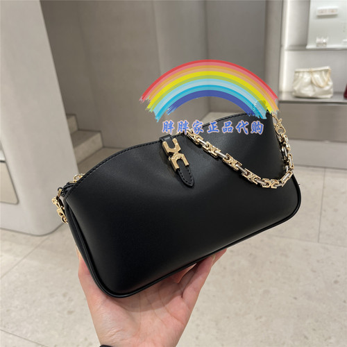 CHARLES&KEITH小CK2-20782753简约链条单肩腋下包法棍包女斜挎包