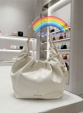 CHARLES&KEITH小CK2-40151610带包挂油蜡皮大容量托特包hobo福袋