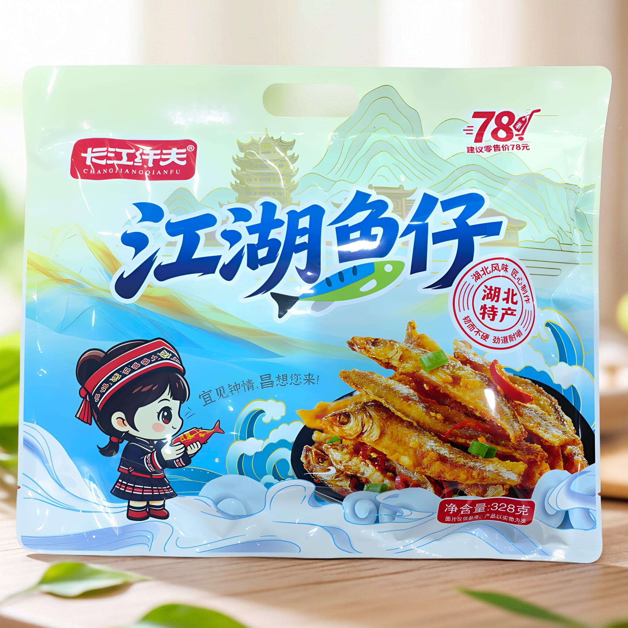 湖北特产纤夫江湖鱼仔夷妹儿小鱼即食鱼零食